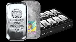 1 oz Germania Mint Silver Bar .9999 Fine with SECURITY HOLOGRAM This Is How They Make Silver Bars The Germania Mint Production Line