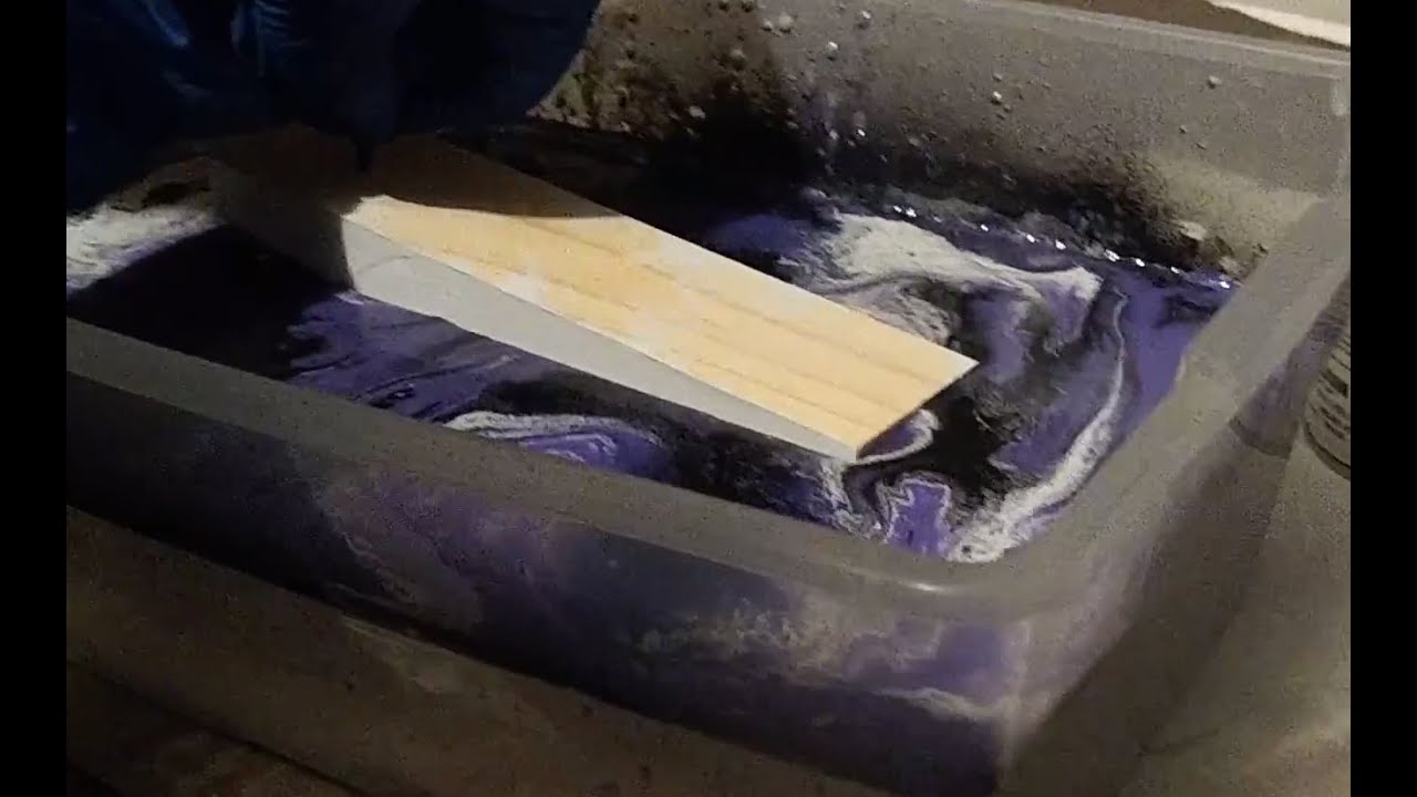 Hydro Dipping Pine Wood Derby Car - YouTube