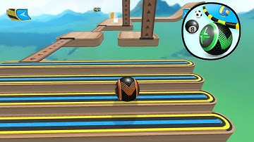 Racing Ball Rolling Adventure 3D Gameplay 💥 Naftrix Gaming Game 99 Android iOS