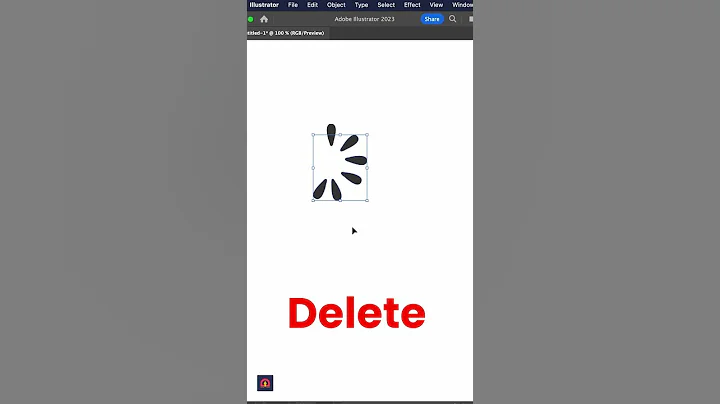 Easy way to repeat objects in circle (Adobe Illustrator)