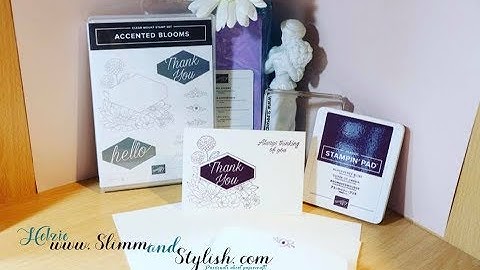 Simple Stamping Saturday: Accented Blooms
