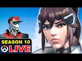  playing season 10 live  overwatch 2 new hero skins game mode