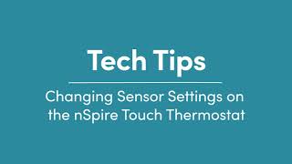 How to Change the Default Sensor Application on a Touch Screen Thermostat for Floor Heating screenshot 5