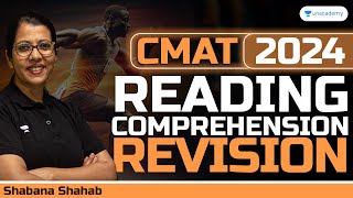 CMAT 2024 Reading Comprehension Revision Session 02 | Shabana Shahab