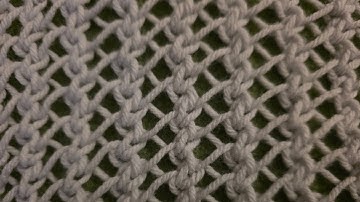 One Row Lace Stitch - Knitting Tutorial!