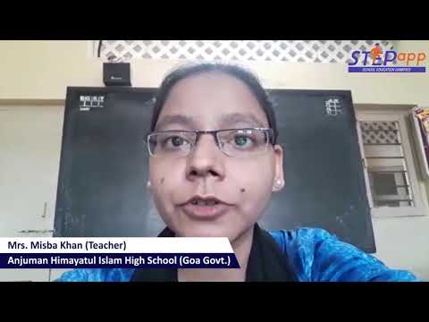 12  Mrs  Misba Khan Teacher Anjuman Himayatul Islam High School - video from STEPapp