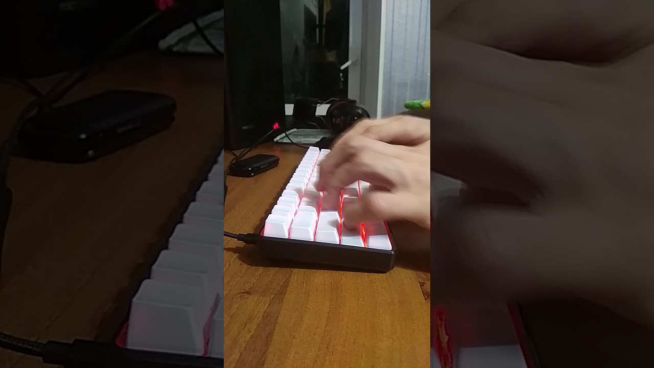 GK61+Kailh BOX Pink Typing