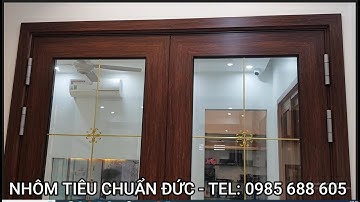 🔴 QW23266 - MẪU NHÔM HỆ VÂN GỖ  TRẮC BLK | NHÔM BLK VÂN GỖ TRẮC | NHÔM HỆ CAO CẤP BLK SƠN BẢO HÀNH