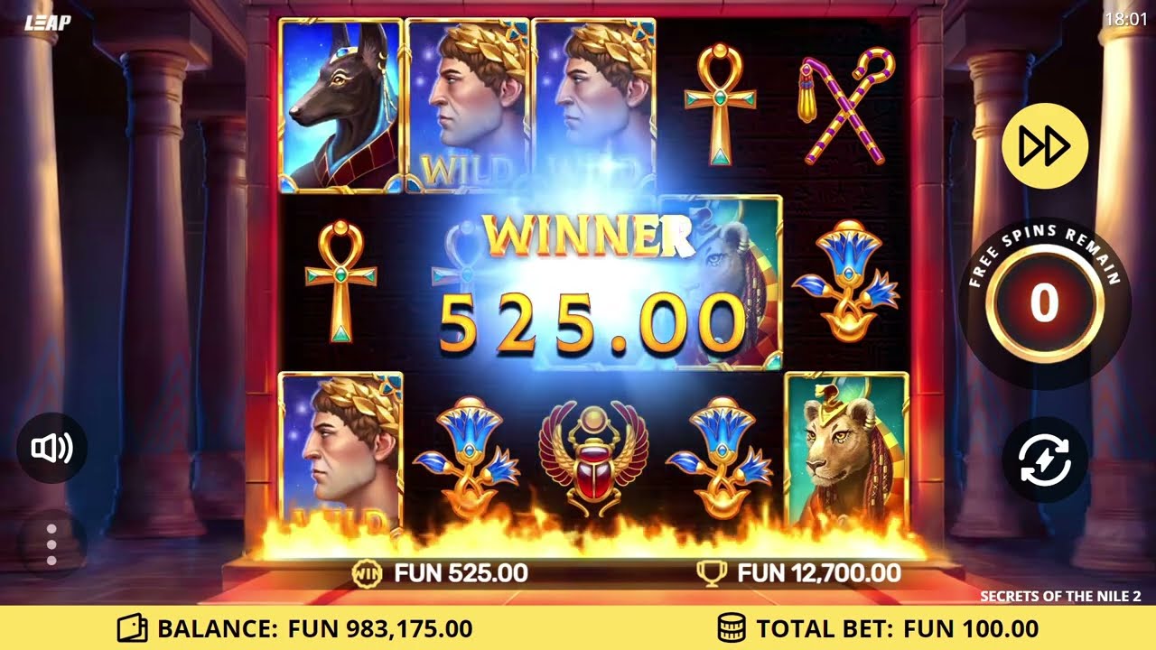 Secrets of the Nile 2 (Leap Gaming) Slot Review | Demo & FREE Play video preview