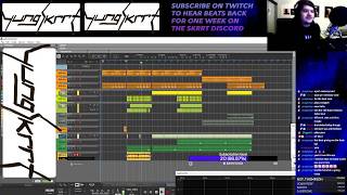 Yung Skrrt makes a Club Beat Live on Stream for Audius & Swizzymack's #MOSTHYPEBEATCHALLENGE screenshot 4
