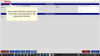 Edgeworks Retail POS Guide - Stock Adjustment (Inventory) screenshot 2