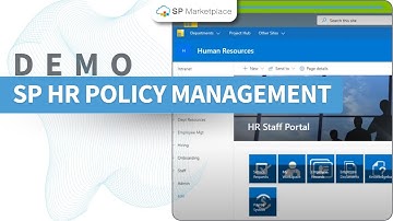 NOW in MODERN or CLASSIC UI: SP HR Policy Mgt demo