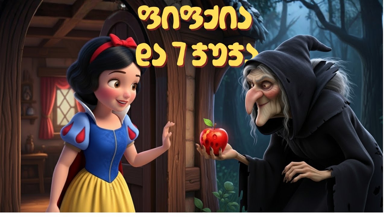 ფიფქია და შვიდი ჯუჯა | მულტიფლები და ზღაპრები ქართულად | Multfilmebi