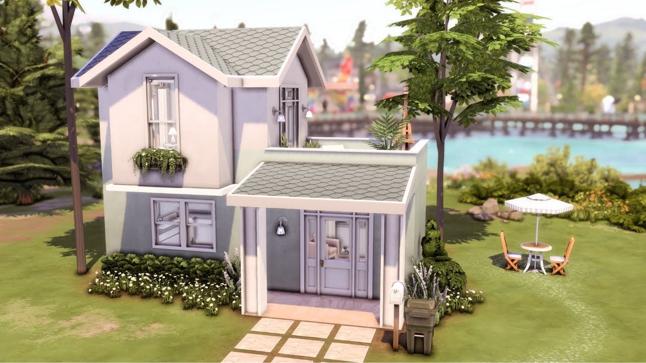 Tiny Starter House 🏡 Limited Pack The Sims 4 Speed Build | No CC - YouTube