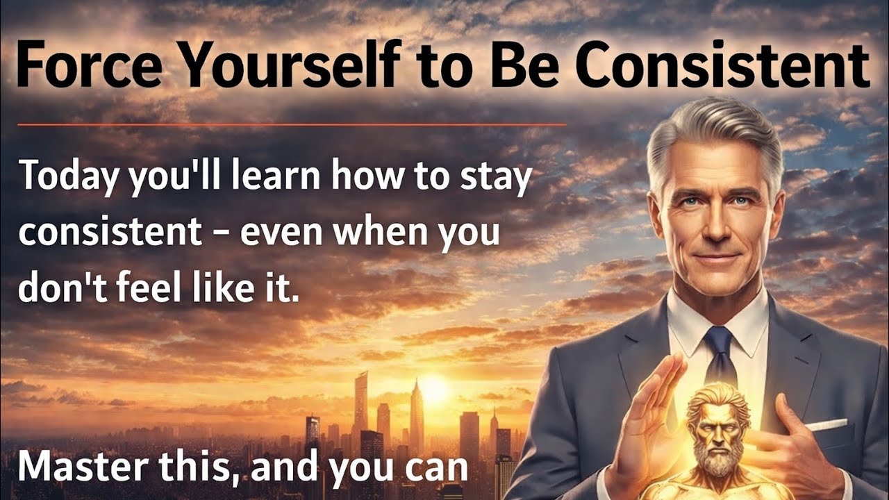 Force Yourself to Be Consistent | Learn English with Motivation | Improve Your English
