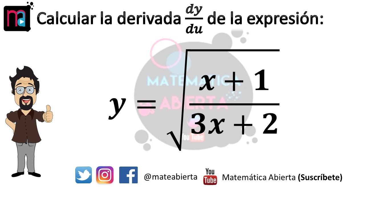 DERIVADA / Raíz de una división / Regla de la cadena / (Nivel: Medio)