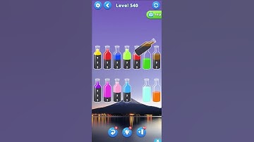 Water sort puz level 540 #androidgameplay #watersortpuzzle #shorts