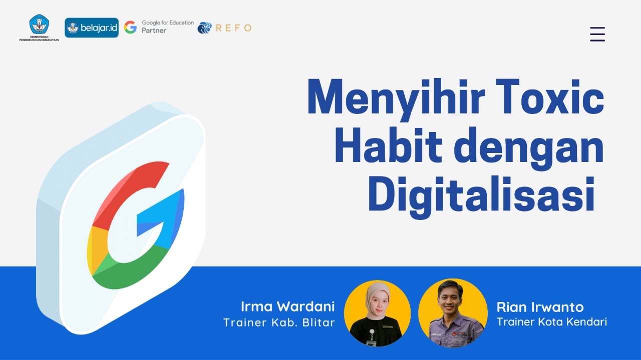 Sharing Knowledge #5 - Menyihir Toxic Habit dengan Digitalisasi
