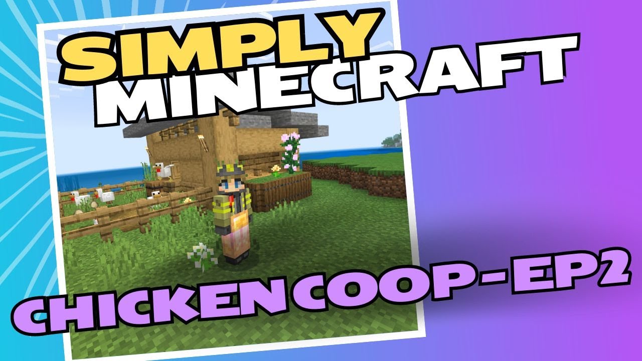 Minecraft Chicken Coop, but its not a tutorial minecraft bedrock