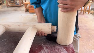 Datos Woodworking Ideas Simple Rustic Handmade Furniture // Outdoor Tables From Monolithic Tree Trunks Actualización