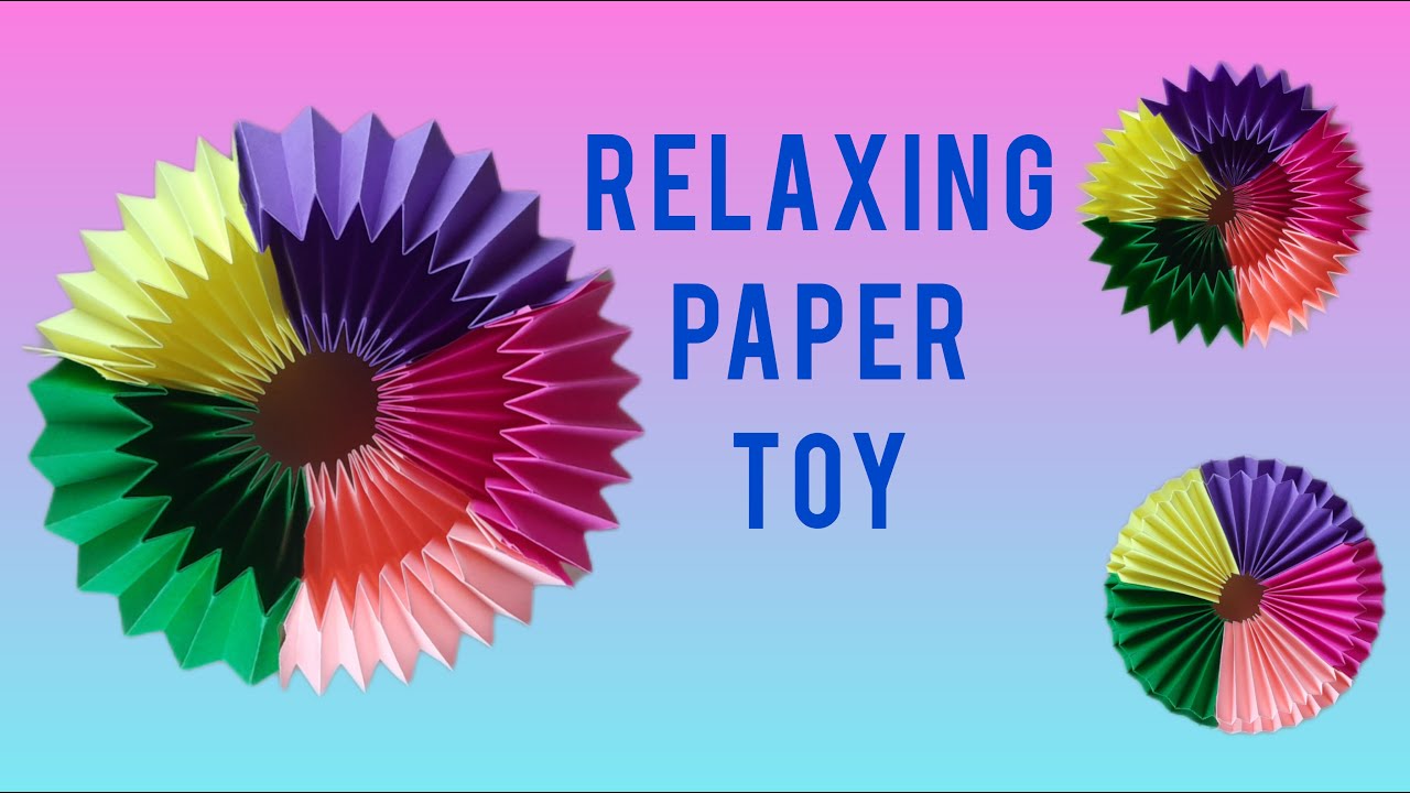 Easy relaxing paper toy 