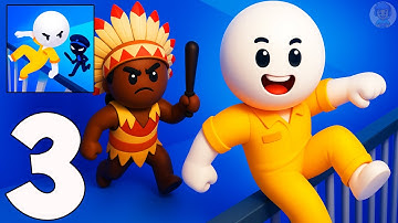 Prison Escape 3D - Gameplay Walkthrough Part 3 - Escape from Prison by Indians (iOS, Android)