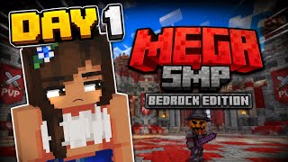 MEGA SMP Ep.1 I Couldn’t Finish The Tutorial! Bedrock Edition