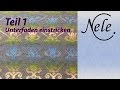 Fair isle tuch stricken tulpina faden einstricken zweifarbig stricken anleitung by nelec