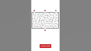 maze game to test your IQ with answer  #iqtest #maze