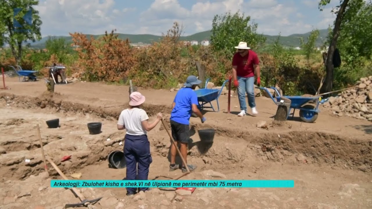Zbulohet kisha e shek. VI në Ulpianë me perimetër mbi 75 metra