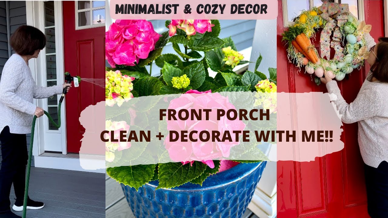SPRING PORCH REFRESH |SPRING PORCH CLEAN + DECORATE WITH ME!