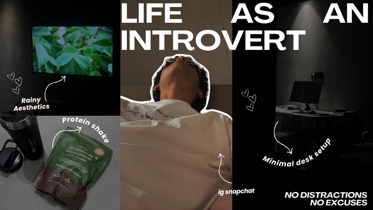 Life as an Introvert – Peaceful, Rainy, Productive Day Alone