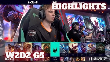 FNC vs G2 - Highlights | Week 2 Day 2 LEC Spring 2024 | Fnatic vs G2 Esports W2D2