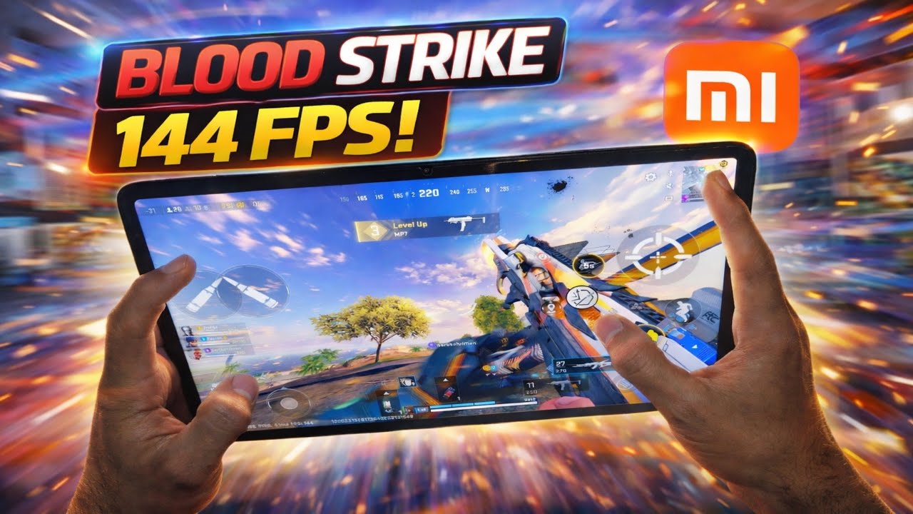 144FPS Blood Strike on Xiaomi Pad 6 😳 | Insane Smooth Gameplay!