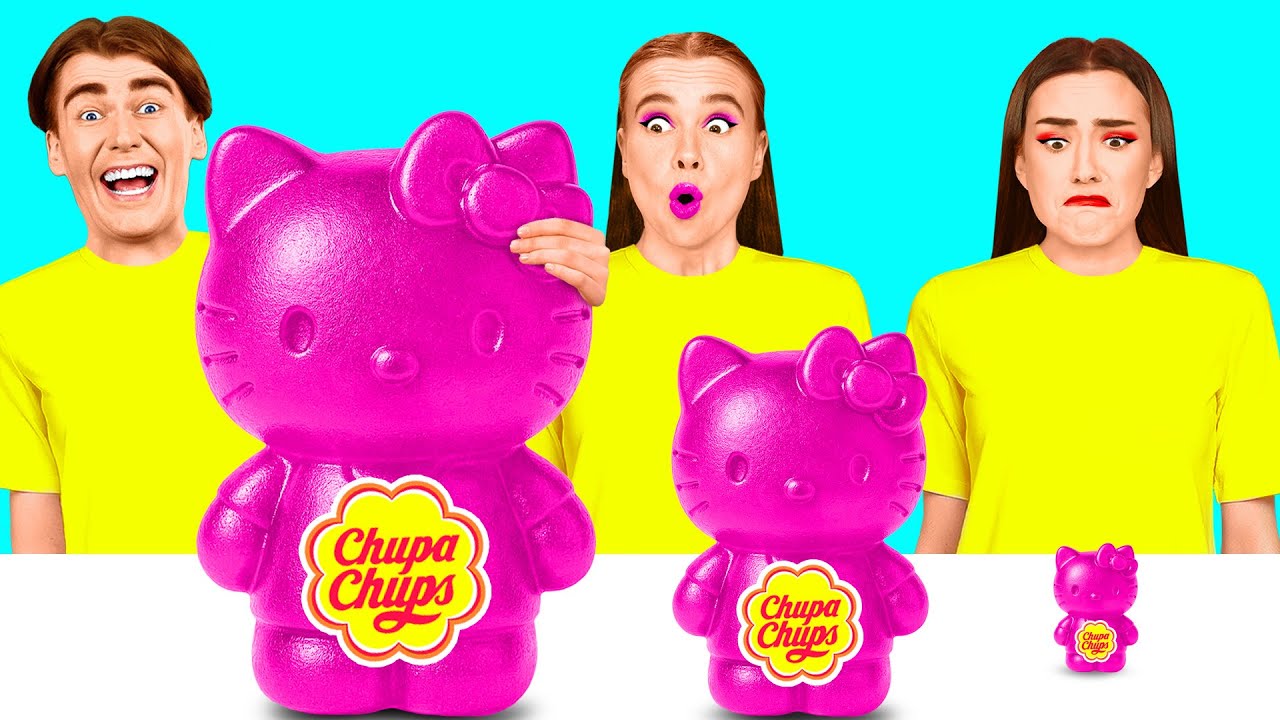 Большая, Средняя или Маленькая Тарелка Челлендж | Вкусные Кухонные Рецепты от Crazy DO