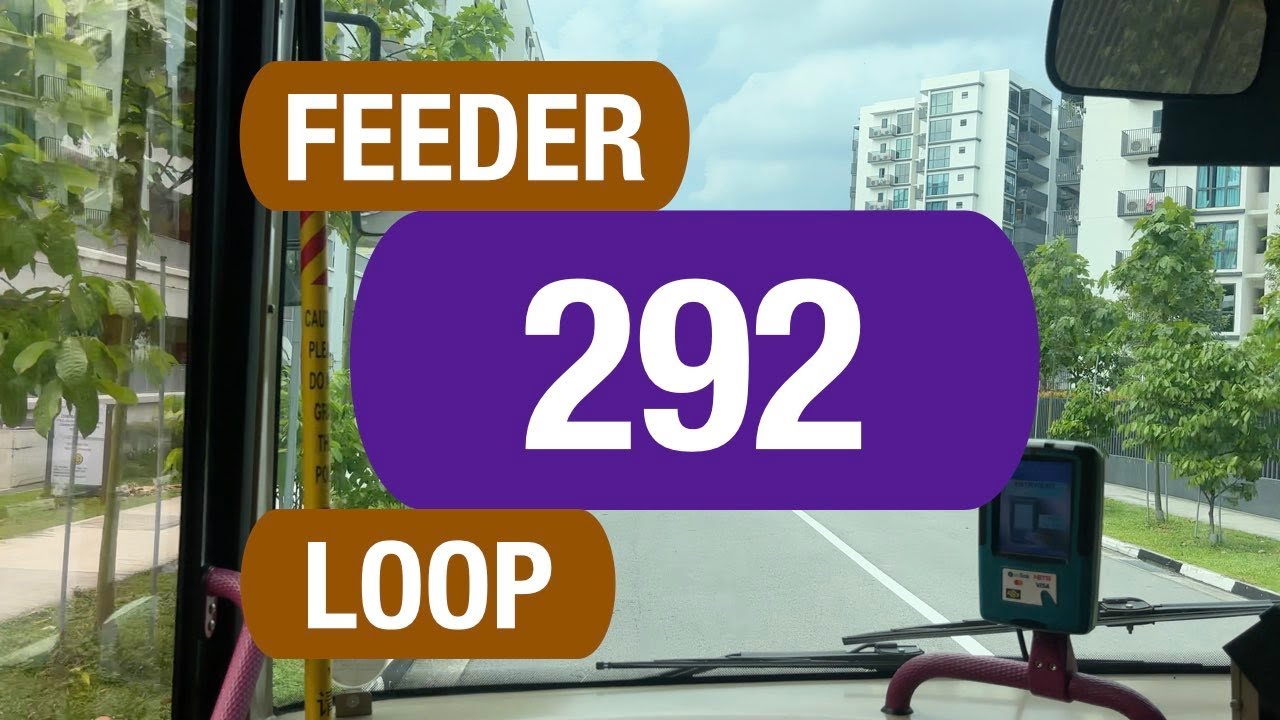 SBS Transit Feeder 292 | Bus Service Route Visual