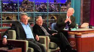 David Letterman -_- Robert Deniro & Dustin Hoffman - Part 2 - 2010.12.17