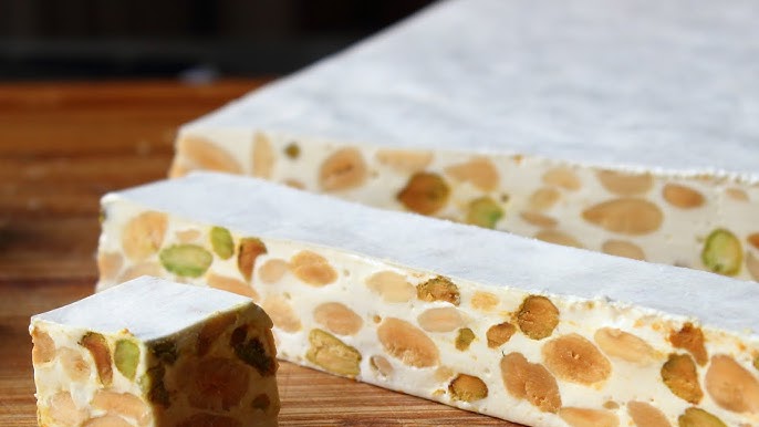 Nougat mou espagnol  Turron de jijona  - Culinaire Amoula