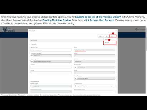 MODE Framework Training Series: Approving the RPM MODE Proposal