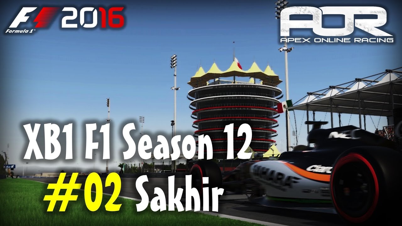 F1 2016 [AOR XB1 F1][Season 12] #02 Bahrain