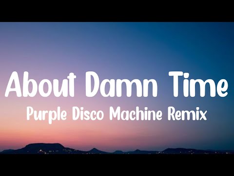 Lizzo - About Damn Time (Purple Disco Machine Remix) (Lyrics)