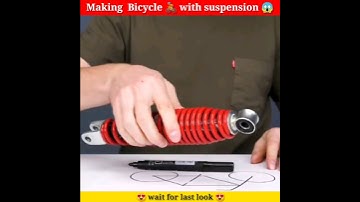 Making Bicycle🚴 With Suspension || wait for last look 😍| #shorts #experiment