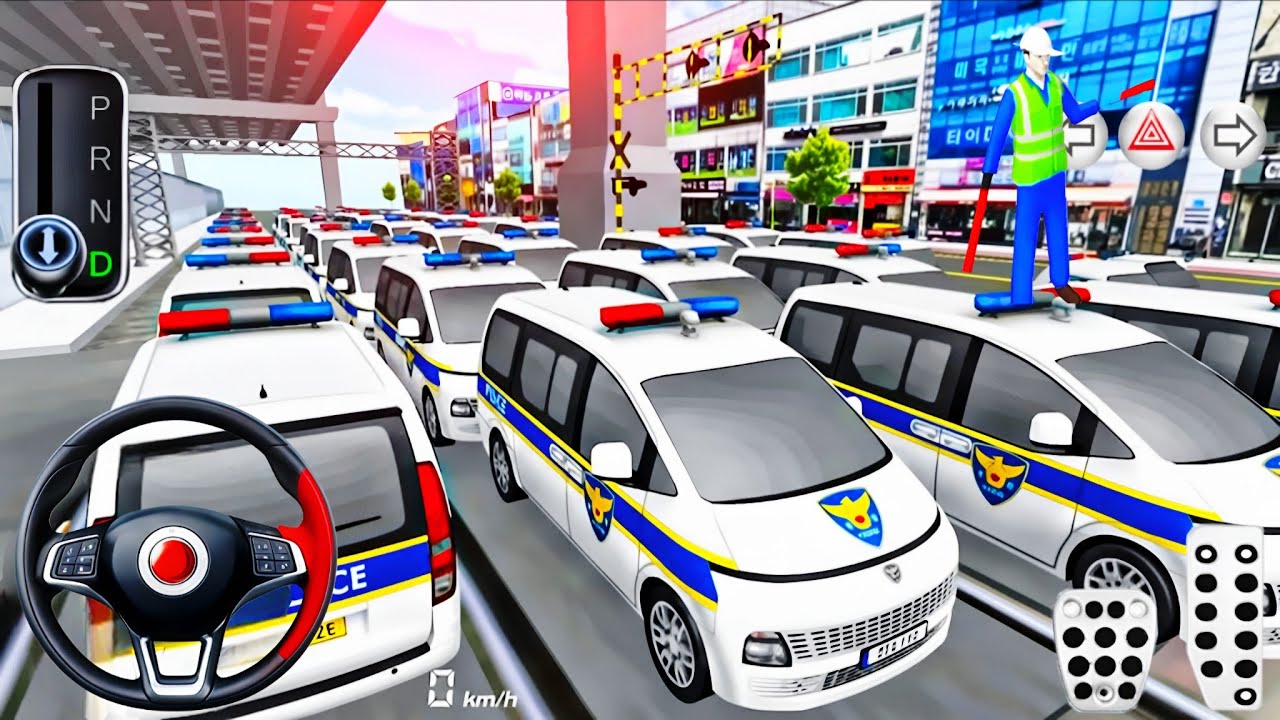 Police  Raily On The Highway And Bullet Train  Road 2026 - 3d Driving Class android game play || Car