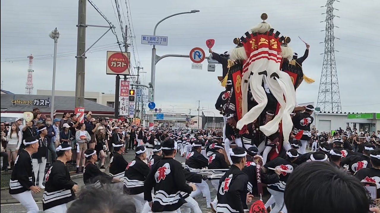 【Vlog】令和7年度岸和田だんじり祭 10月祭礼 宵宮  午前 宮入り ガスト前 八木地区【地元】【1人旅】【額町】