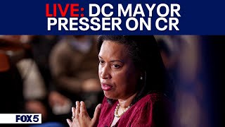 LIVE: DC Mayor Bowser holds press conference on stopgap funding bill | FOX 5 DC
