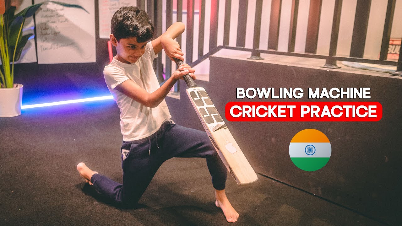 Cricket Practice with the New Bowling Machine ✨