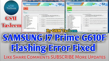Samsung J7 Prime Samsung G610F Flashing Error 100% Fixed Free Samsung Pit File Error Solve By