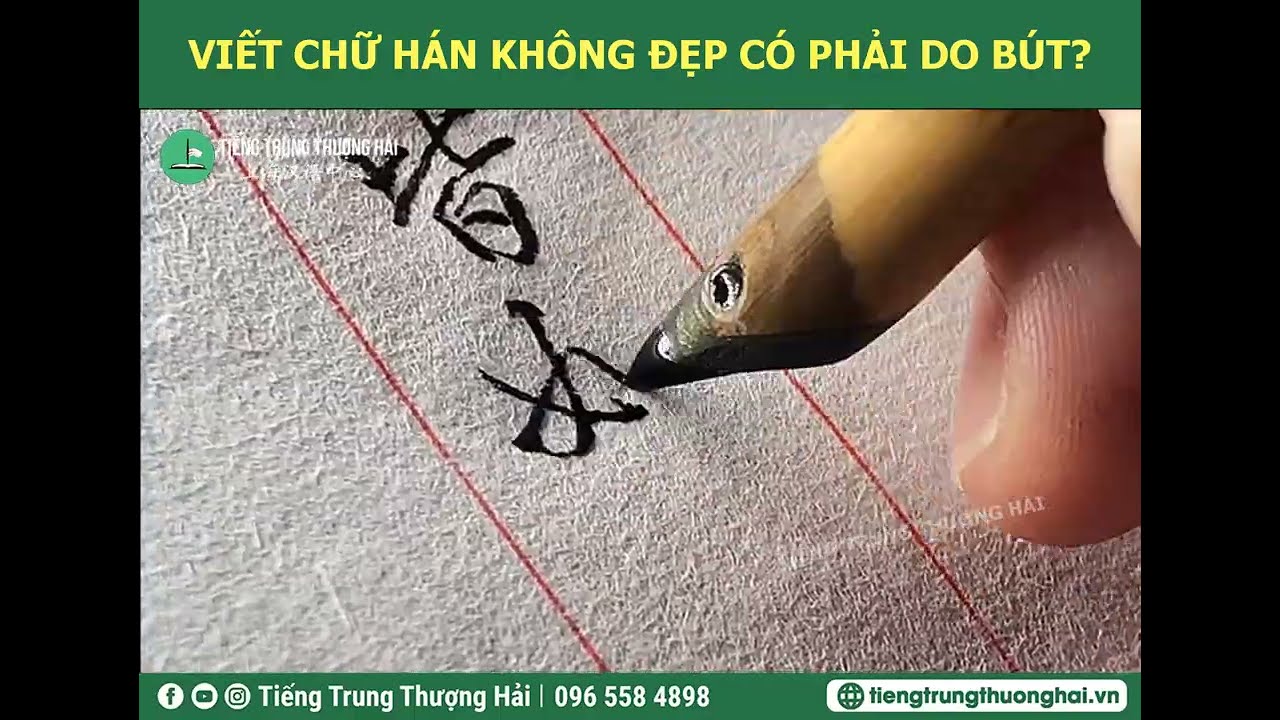 Viết chữ không đẹp có phải do bút? - youtube