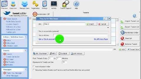 Tweet Adder Works Video Tutorial Part 2 - Features Overview