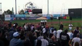TNA BaseBrawl @ Brooklyn MCU Park 072112 Rob Van Dam Entrance